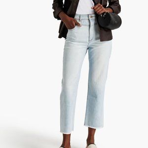 DL1961 Jerry High Rise Vintage Straight Leg Jeans Lightwash